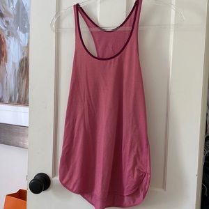 Lululemon size 4 pink tank top